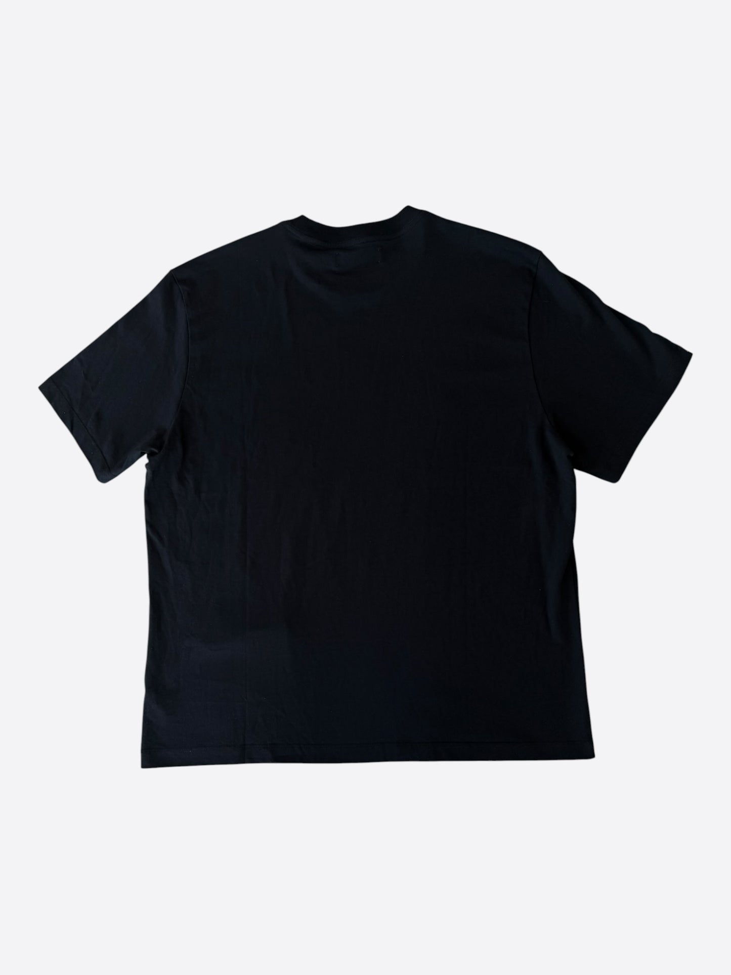 Amiri Black & Chrome Staggered Logo T-Shirt