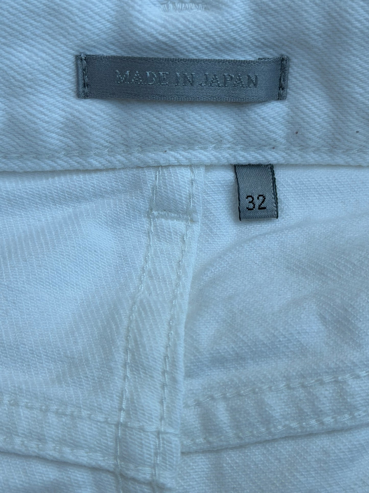 Dior Raymond Pettibon White & Black Embroidered Logo Jeans