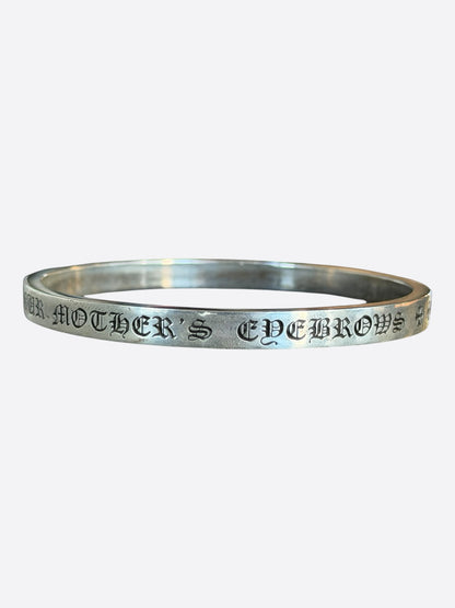 Chrome Hearts Silver Spacer Bangle Bracelet