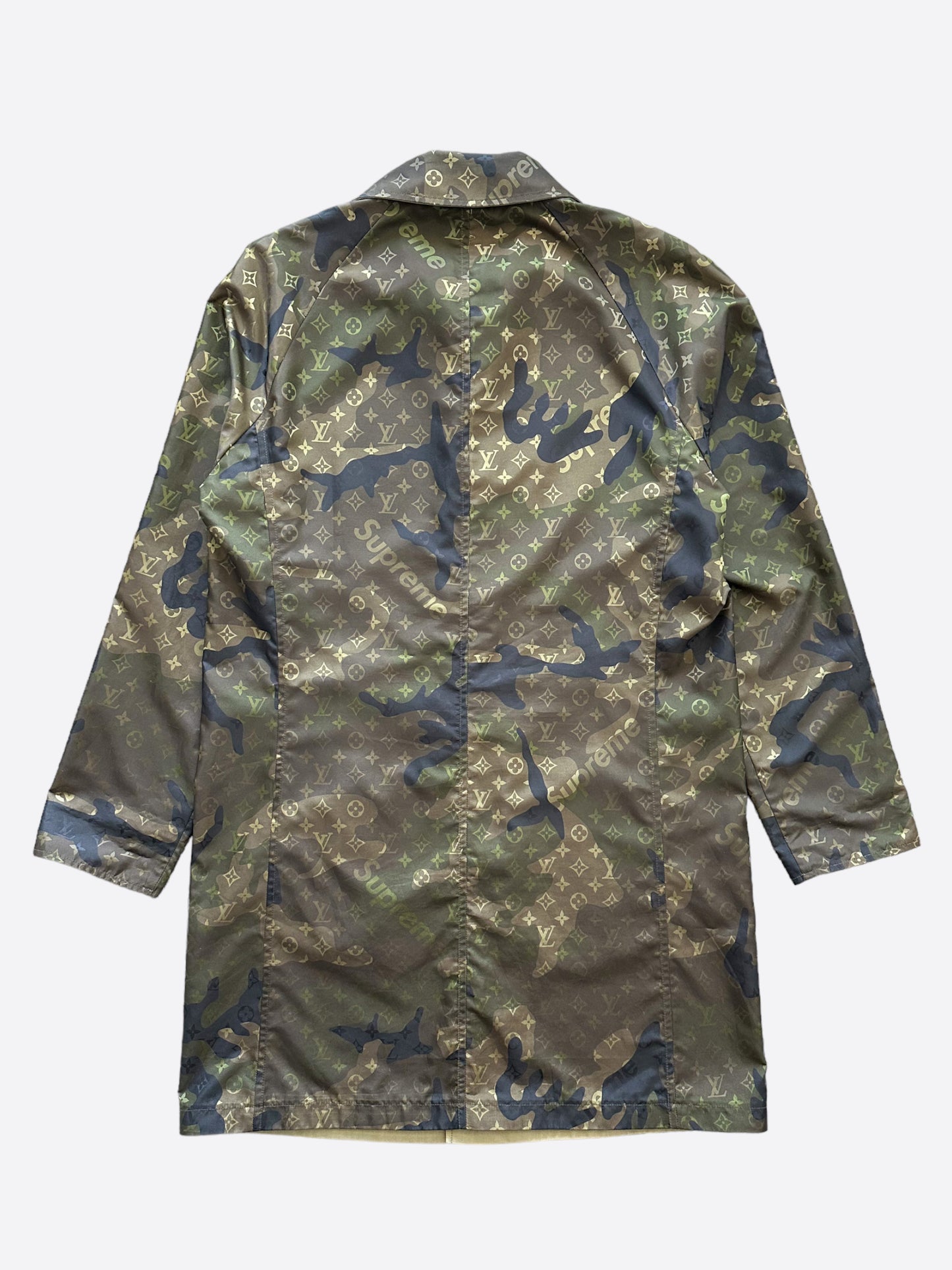 Shop Louis Vuitton Camouflage Monogram Cotton Logo Military