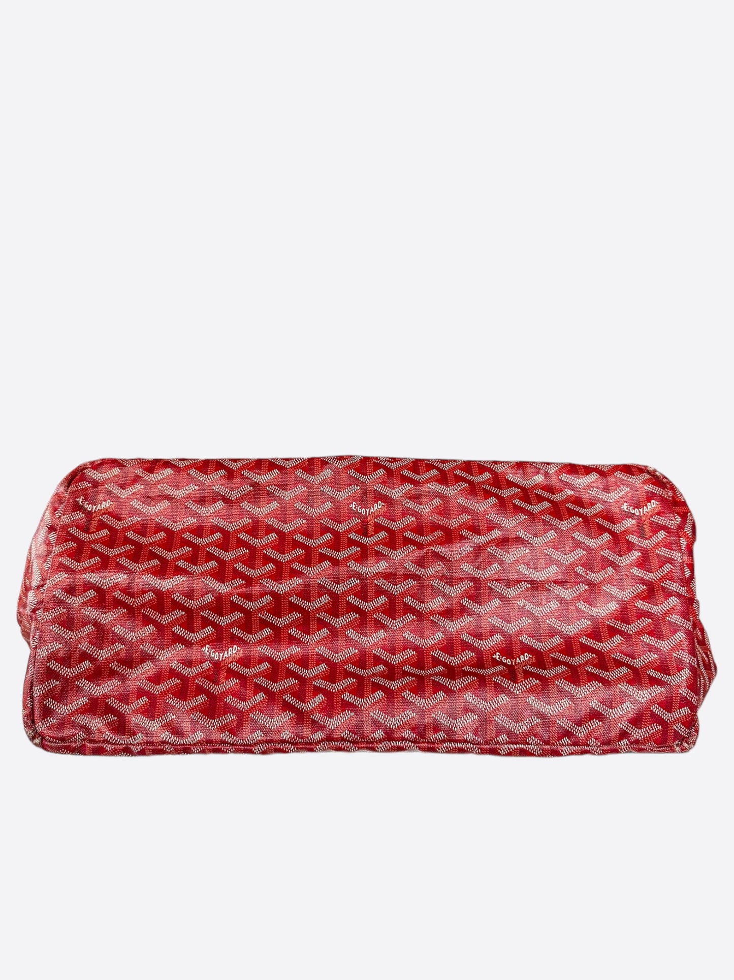 Goyard Red Goyardine St Louis Tote