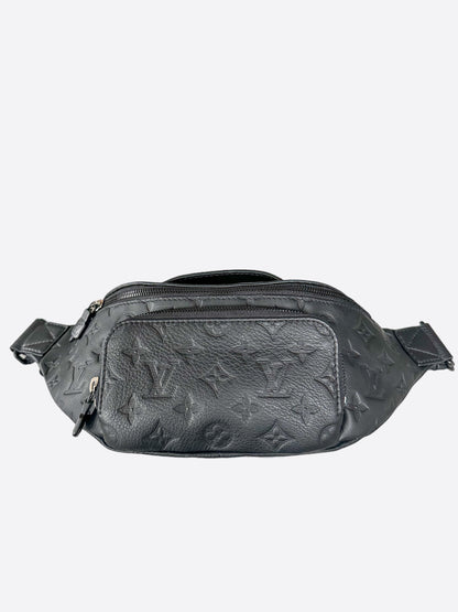 Louis Vuitton Black Shadow Monogram Rush Bumbag