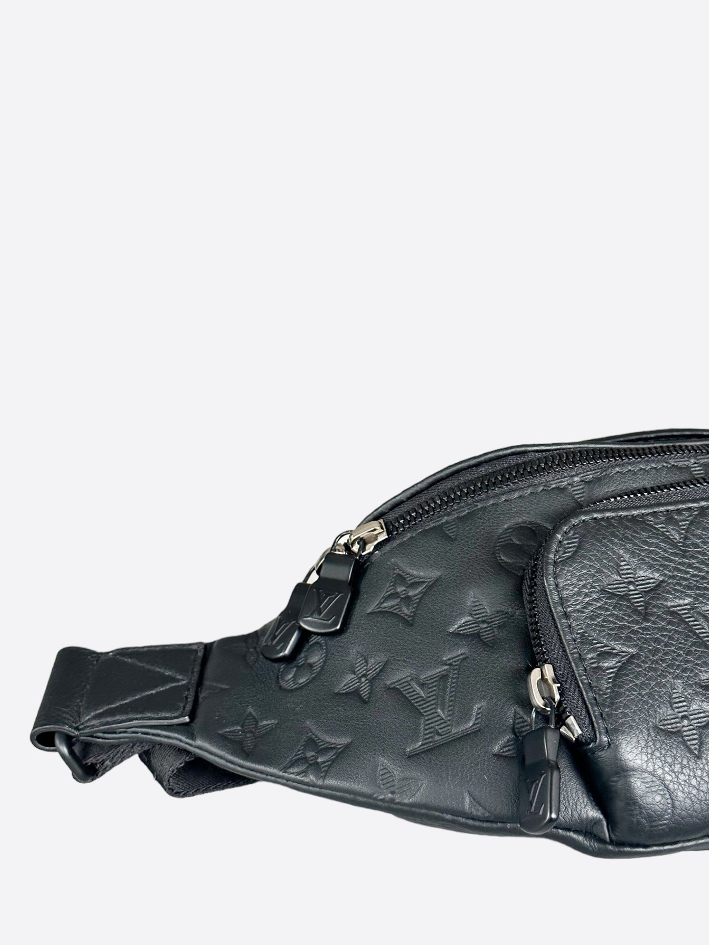 Louis Vuitton Black Shadow Monogram Rush Bumbag