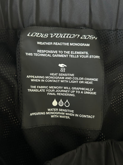 Louis Vuitton Black & Grey 2054 Monogram Heat Reflective Track Pants