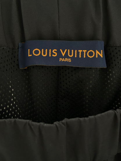 Louis Vuitton Black & Grey 2054 Monogram Heat Reflective Track Pants