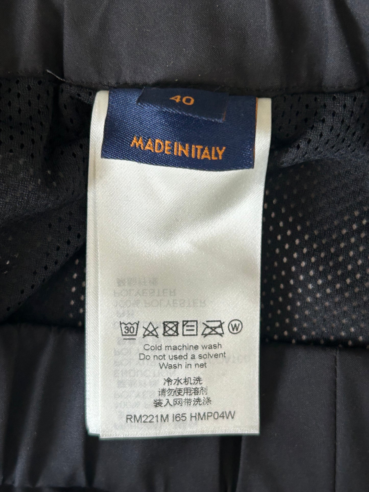 Louis Vuitton Black & Grey 2054 Monogram Heat Reflective Track Pants