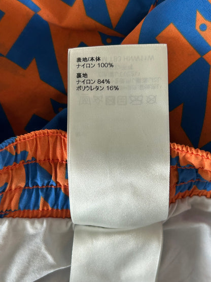 Louis Vuitton Blue & Orange Dove Print Swimshorts