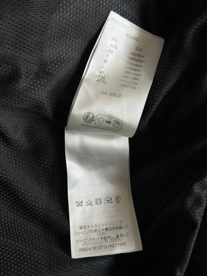 Louis Vuitton Black & White Logo Fleece Jacket