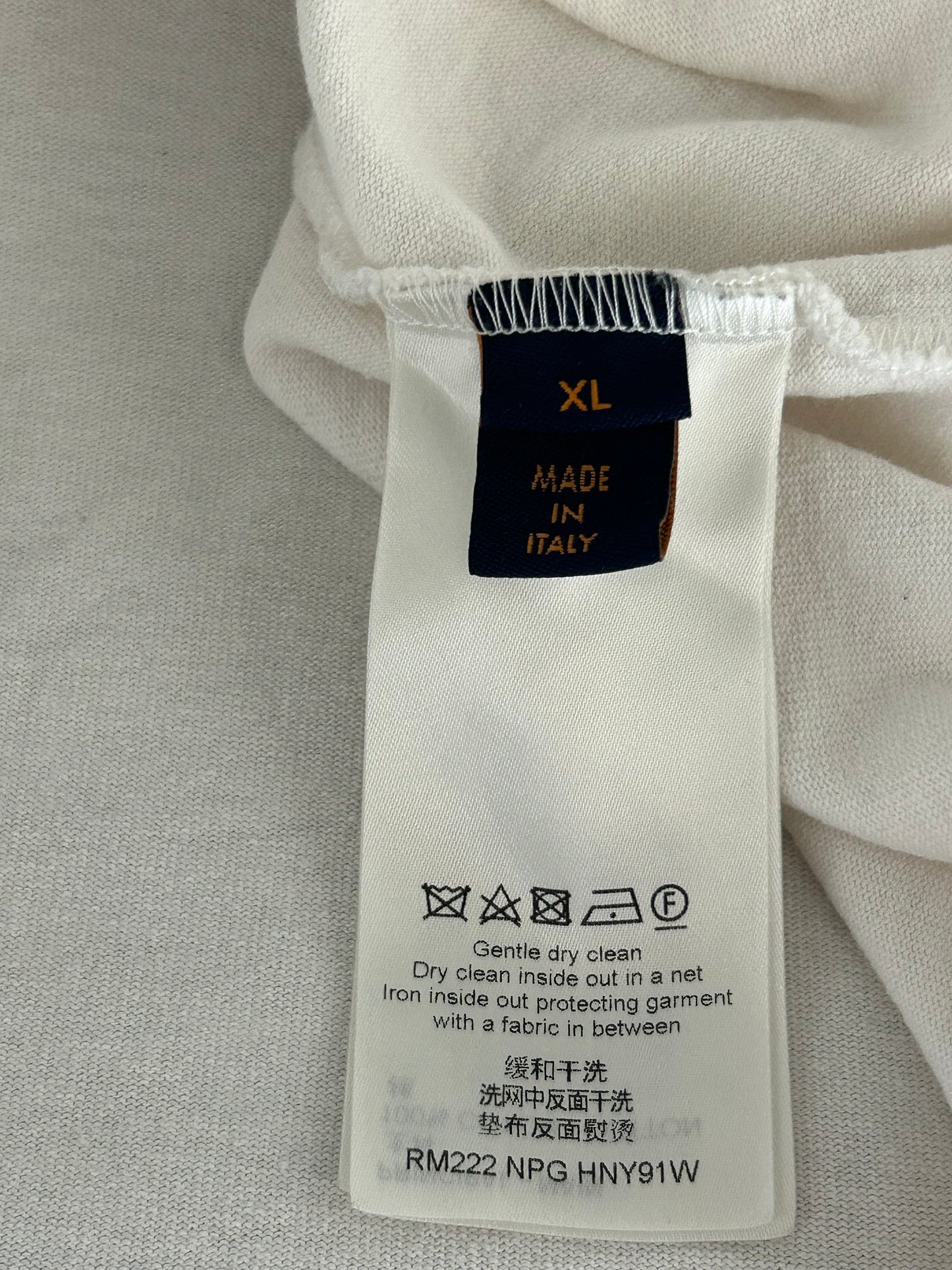 Louis Vuitton White Flower Tapestry T-Shirt