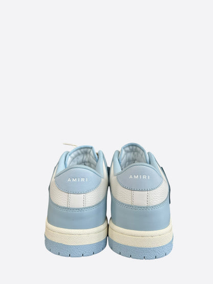 Amiri Blue & White Skeleton Low Top Sneakers