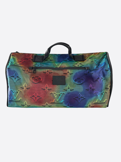 Louis Vuitton Grey & Multicolor 2054 Monogram Reversible Keepall 50