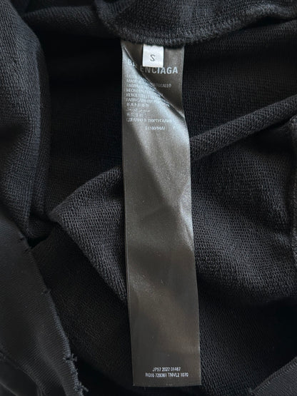 Balenciaga Black & White Logo Hoodie