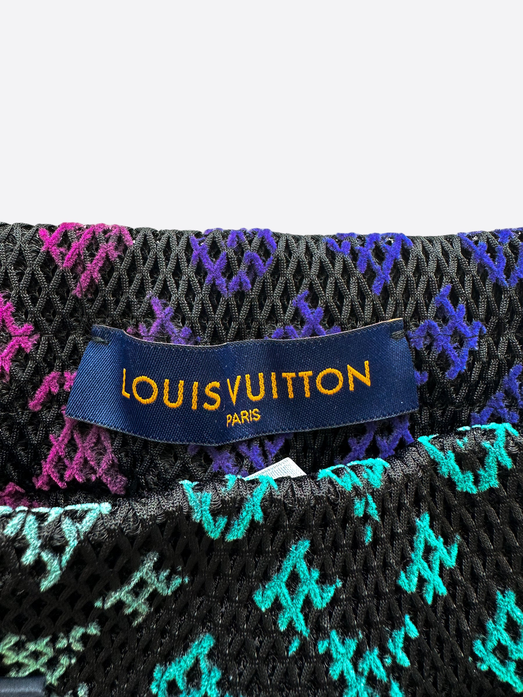 LV Louis Vuitton Gradient Monogram Mesh Blouson