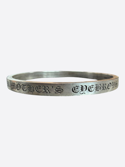Chrome Hearts Silver Spacer Bangle Bracelet