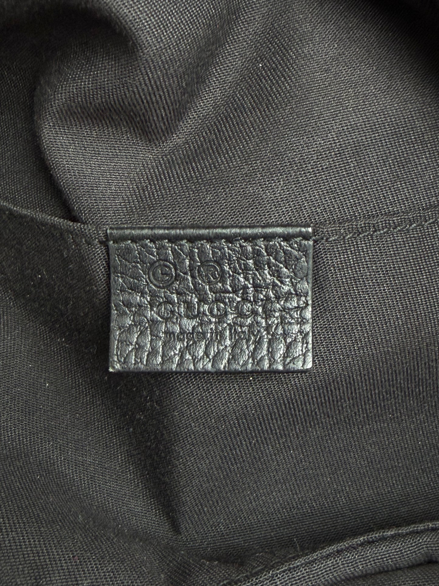 Gucci Black GG Monogram Sling Bag