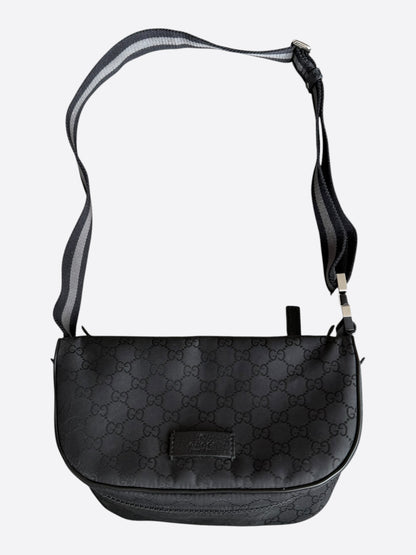 Gucci Black GG Monogram Sling Bag