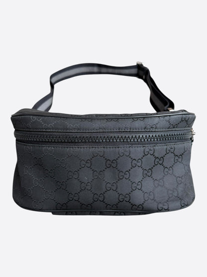 Gucci Black GG Monogram Sling Bag