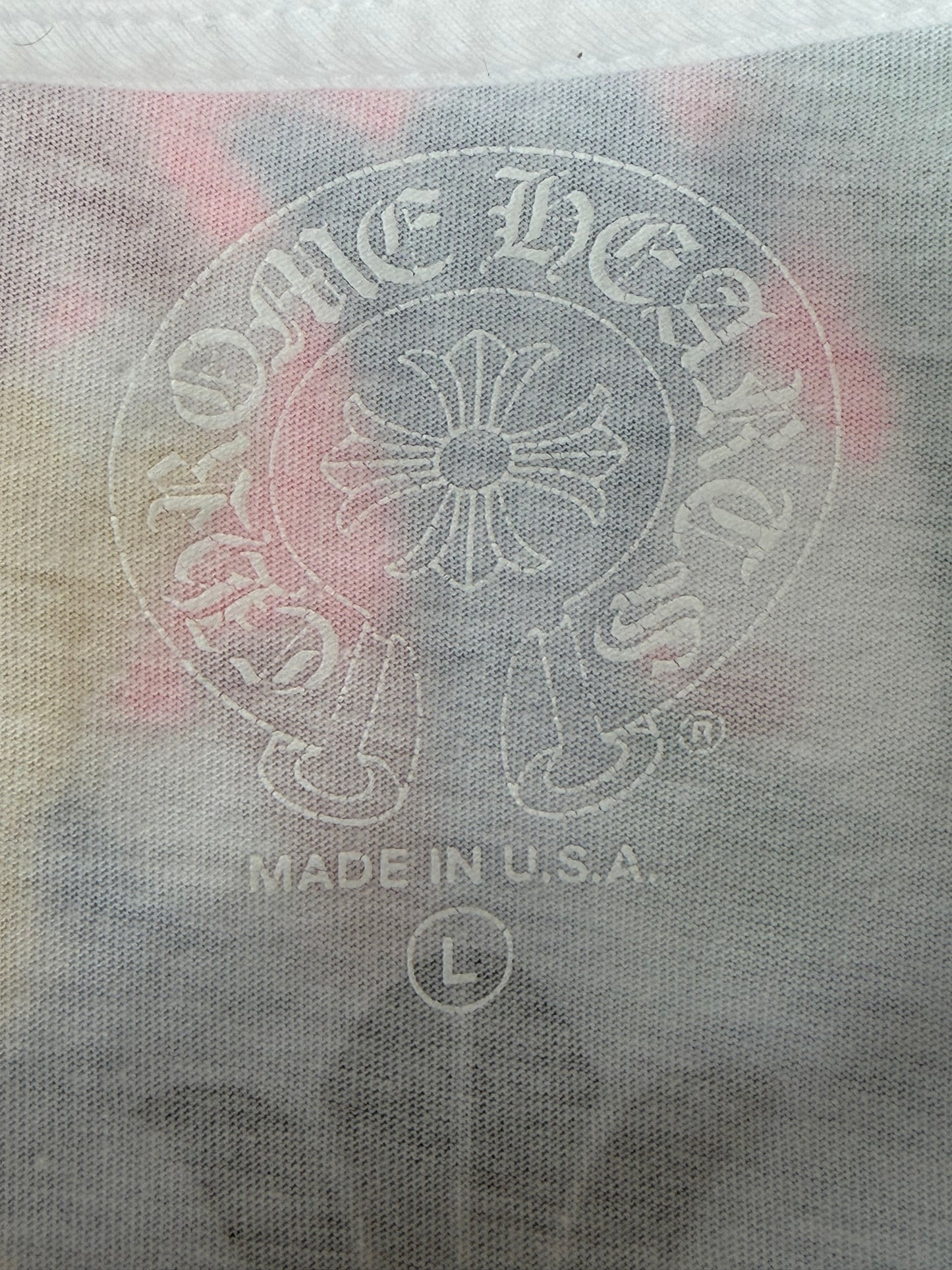 Chrome Hearts White Multicolor Cross T-Shirt