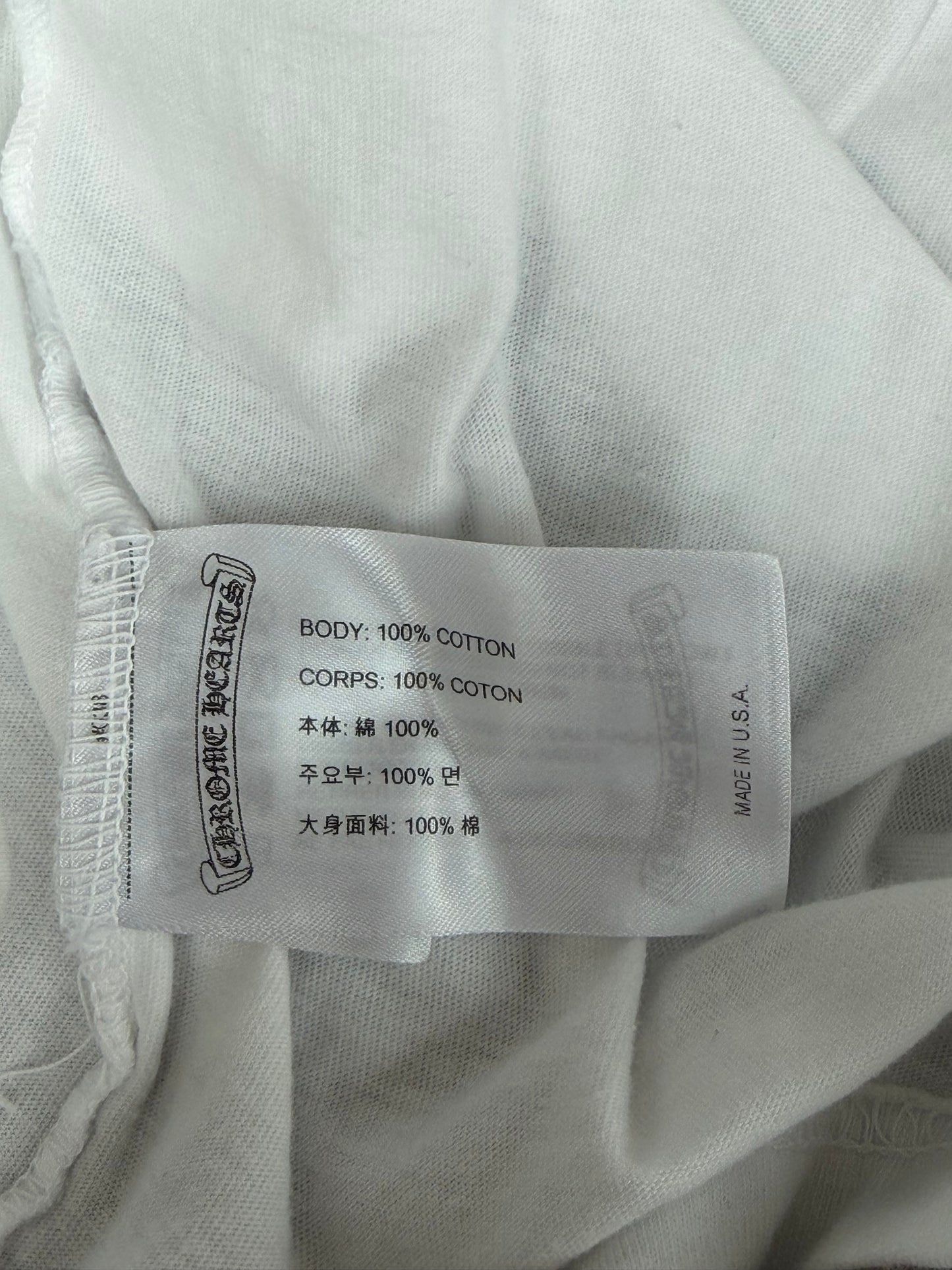 Chrome Hearts White Multicolor Cross T-Shirt
