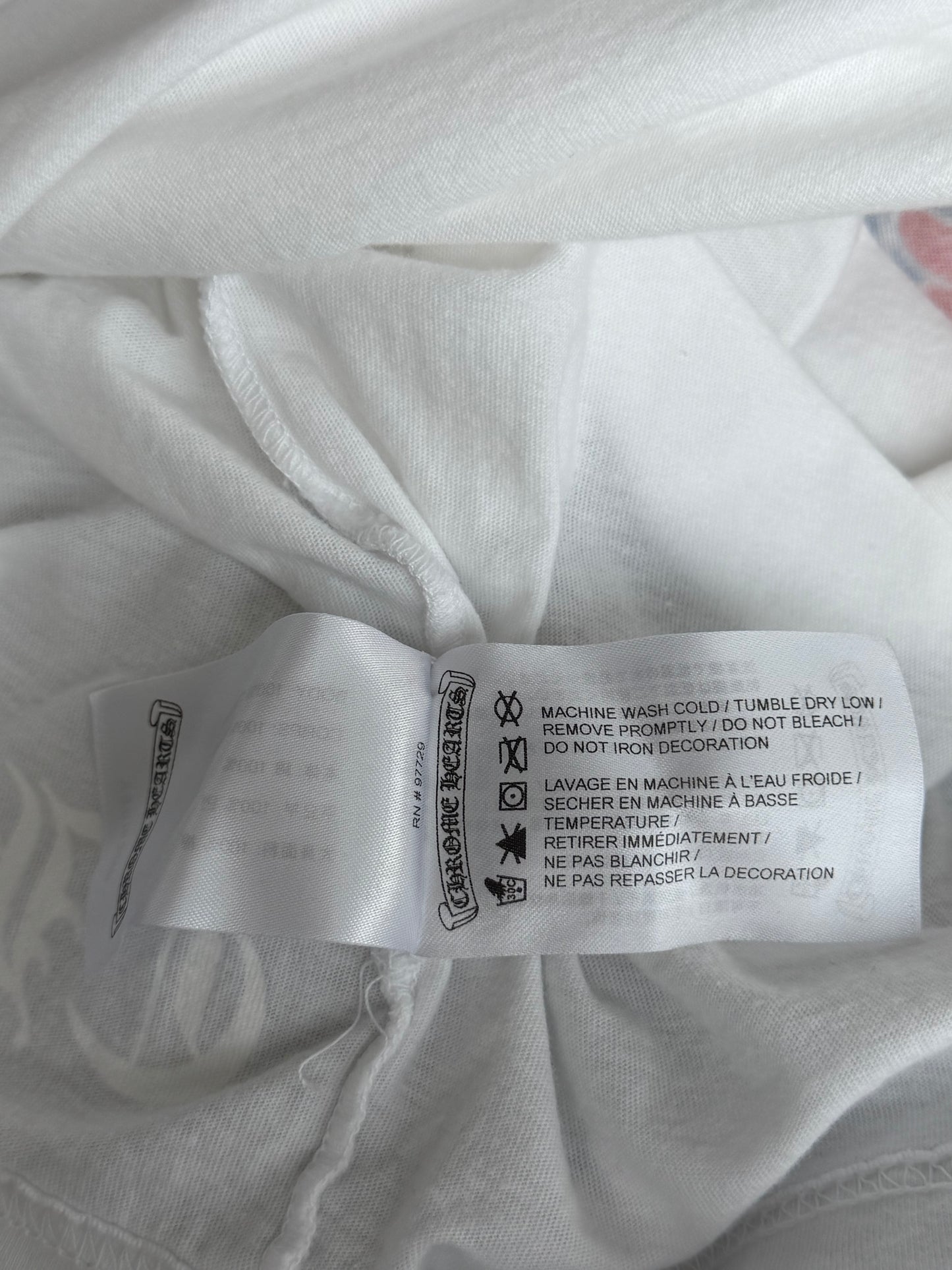 Chrome Hearts White Multicolor Cross T-Shirt