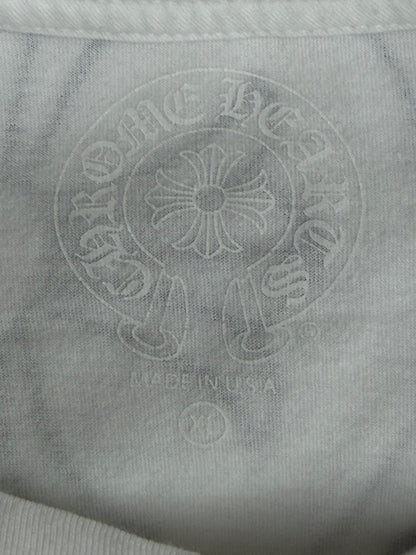 Chrome Hearts White & Black Miami Horseshoe Logo T-Shirt