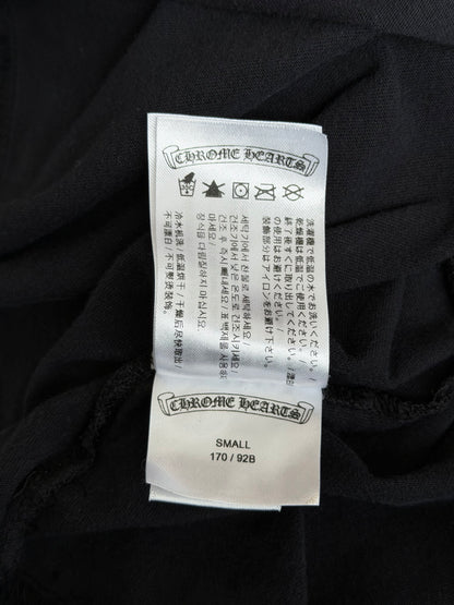 Chrome Hearts Black & White Scroll Logo T-Shirt