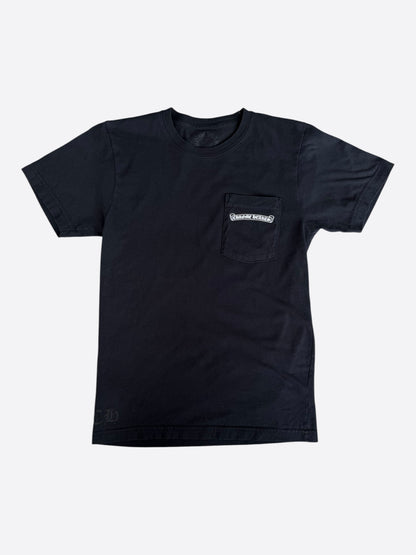 Chrome Hearts Black & White Scroll Logo T-Shirt