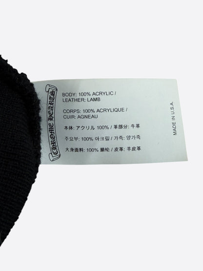 Chrome Hearts Matty Boy Black Sex Records Beanie