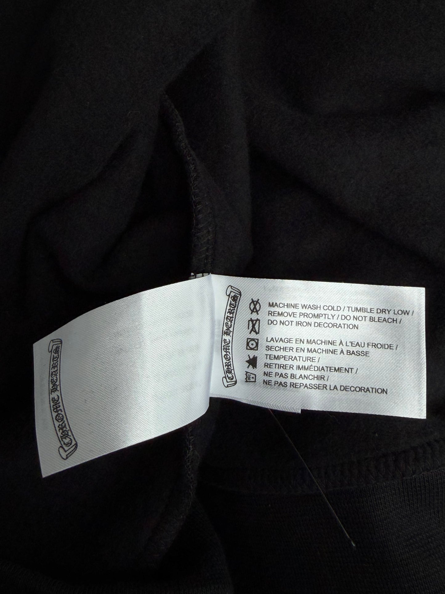 Chrome Hearts Black & Olive Script Zip Up Hoodie