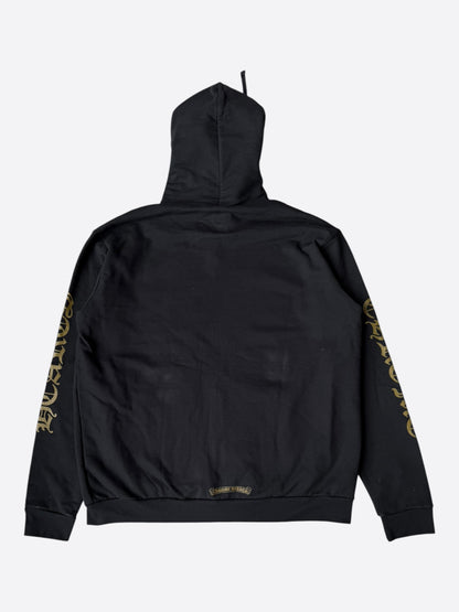 Chrome Hearts Black & Olive Script Zip Up Hoodie