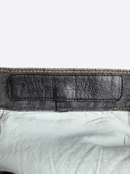 Chrome Hearts Levis Grey & Black Cross Patch Jeans