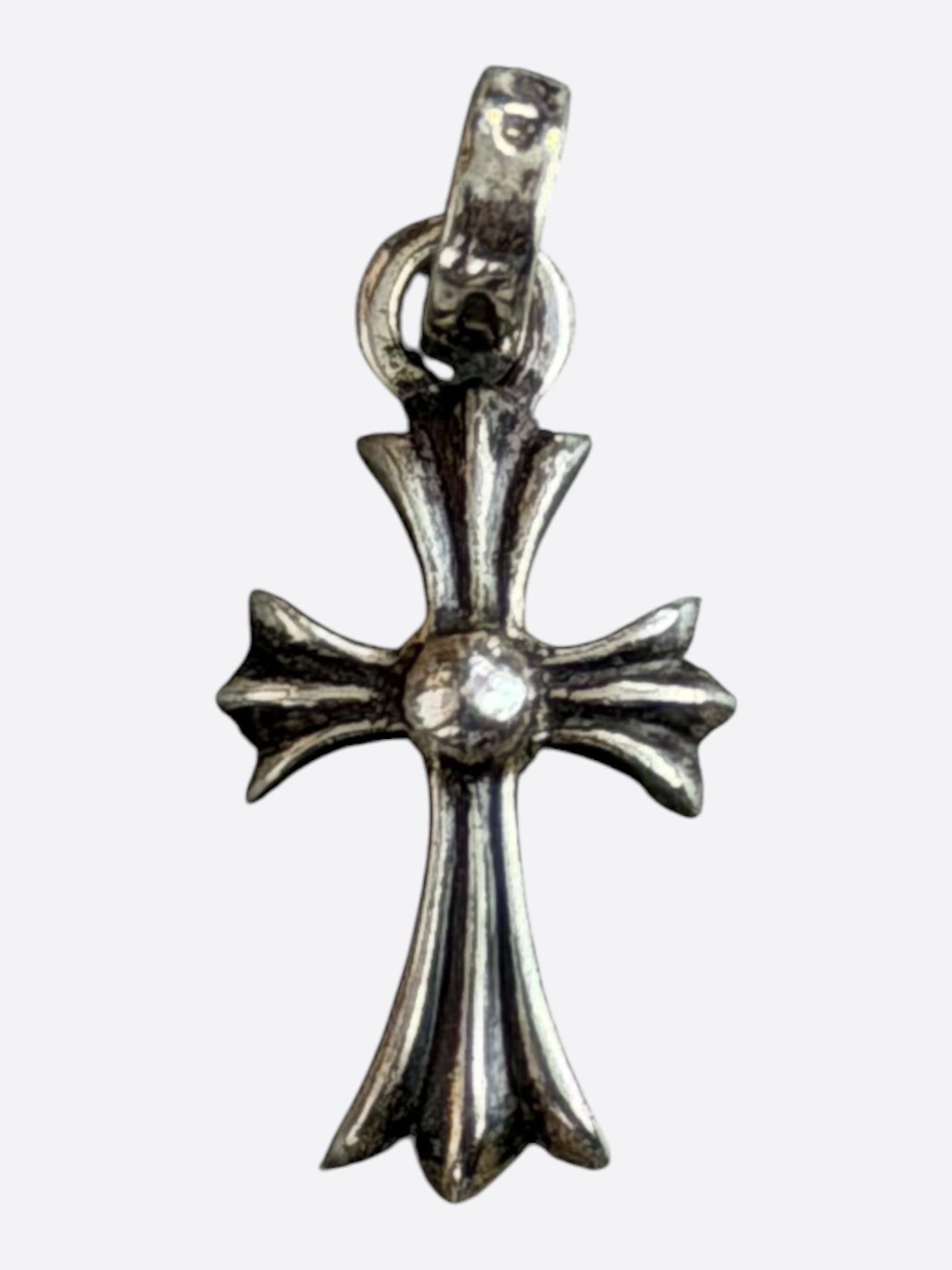 Chrome Hearts Silver & Diamond Baby Fat Pendant
