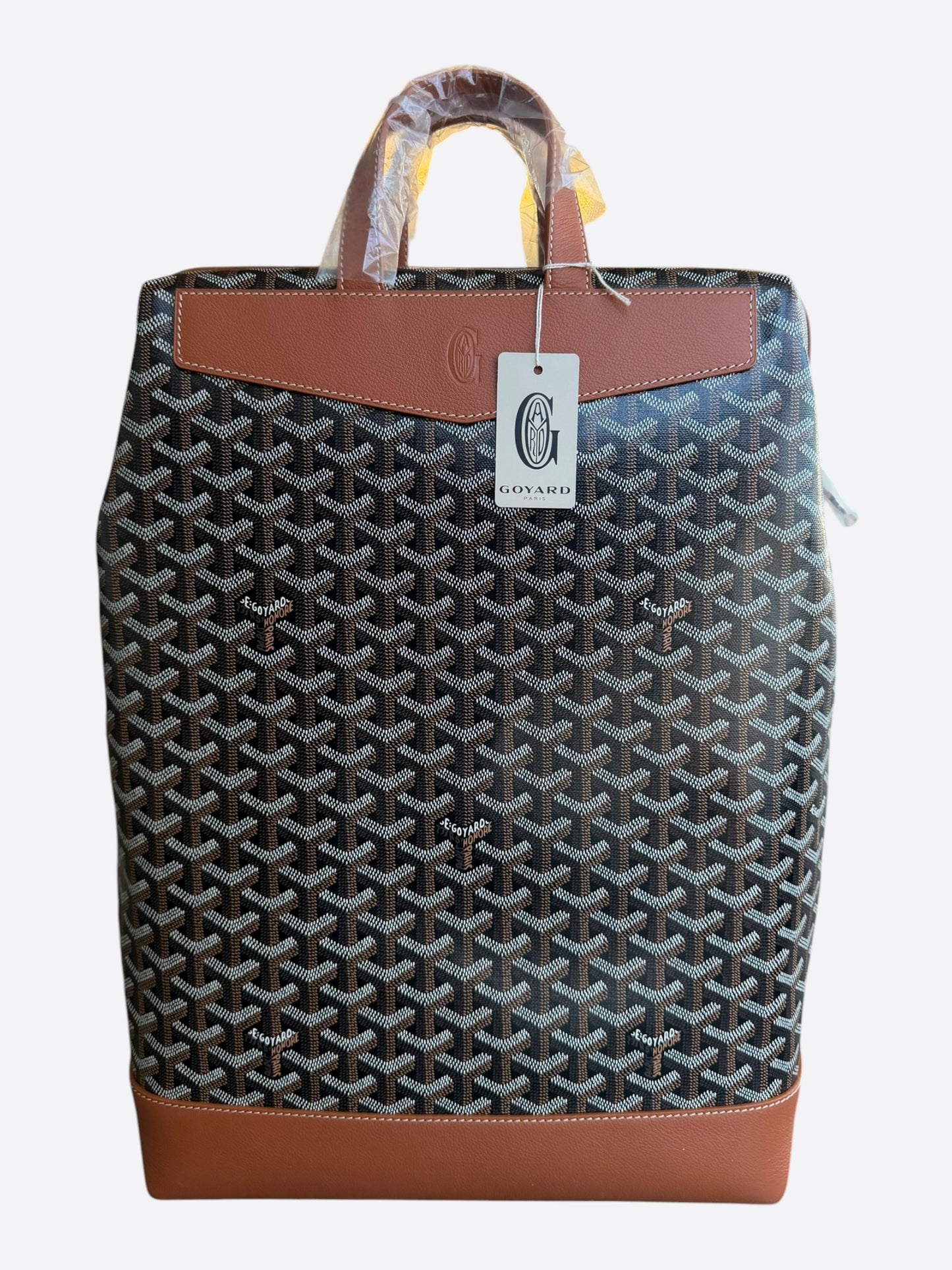 Goyard Black & Brown Cisalpin Backpack