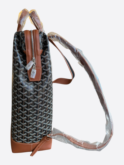 Goyard Black & Brown Cisalpin Backpack