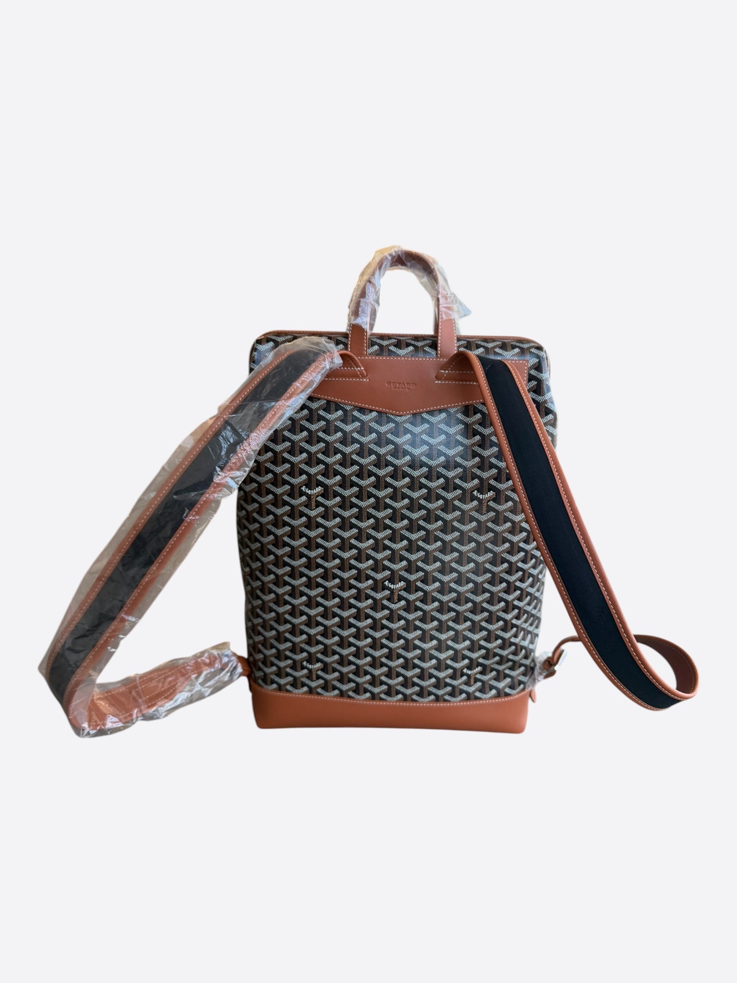 Goyard Black & Brown Cisalpin Backpack