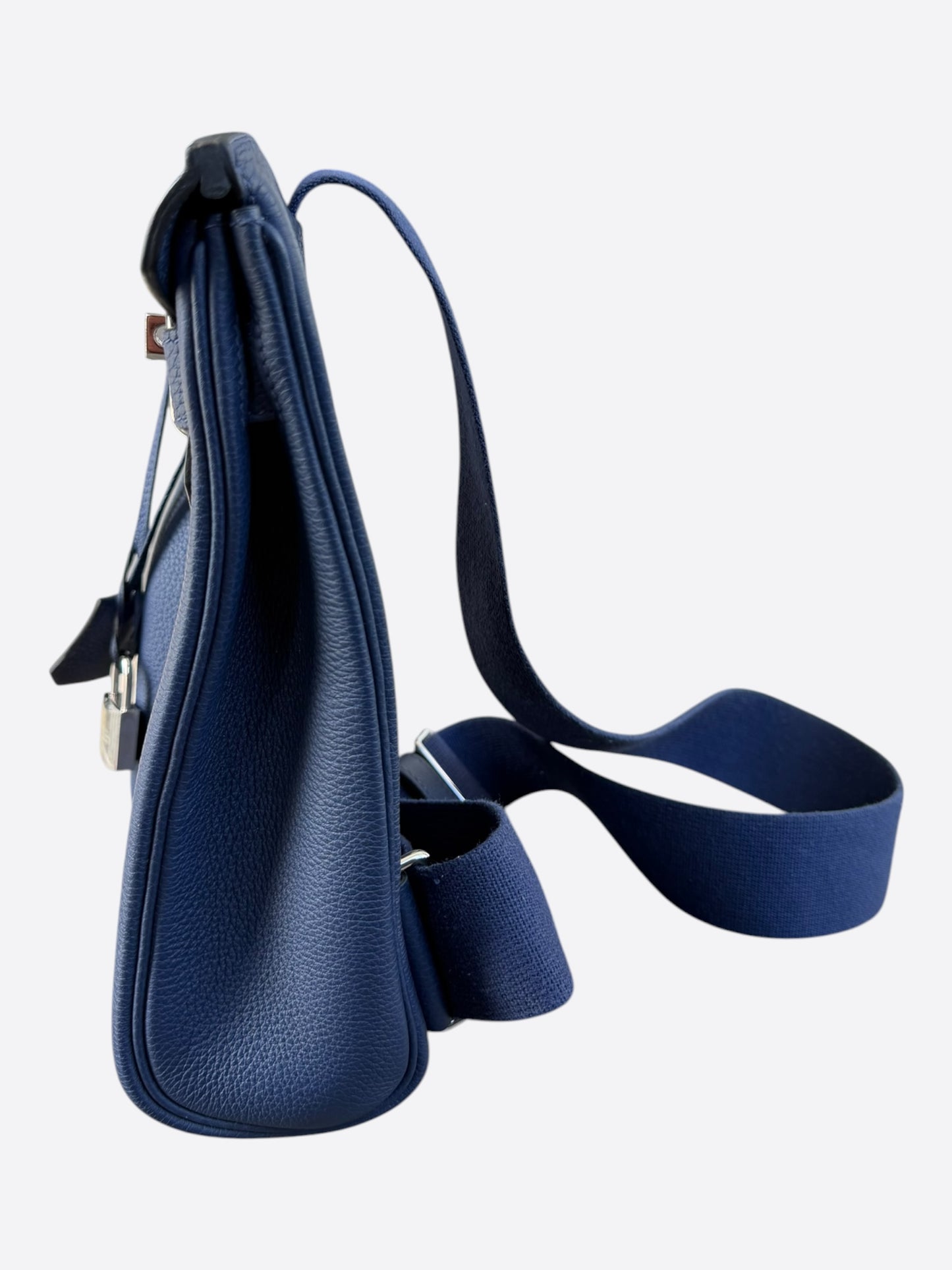 Hermes Navy HAC A Dos Crossbody Backpack
