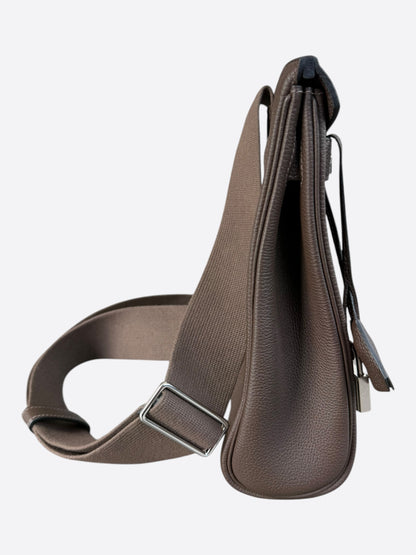 Hermes Brown HAC A Dos Crossbody Backpack