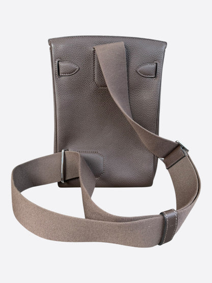 Hermes Brown HAC A Dos Crossbody Backpack