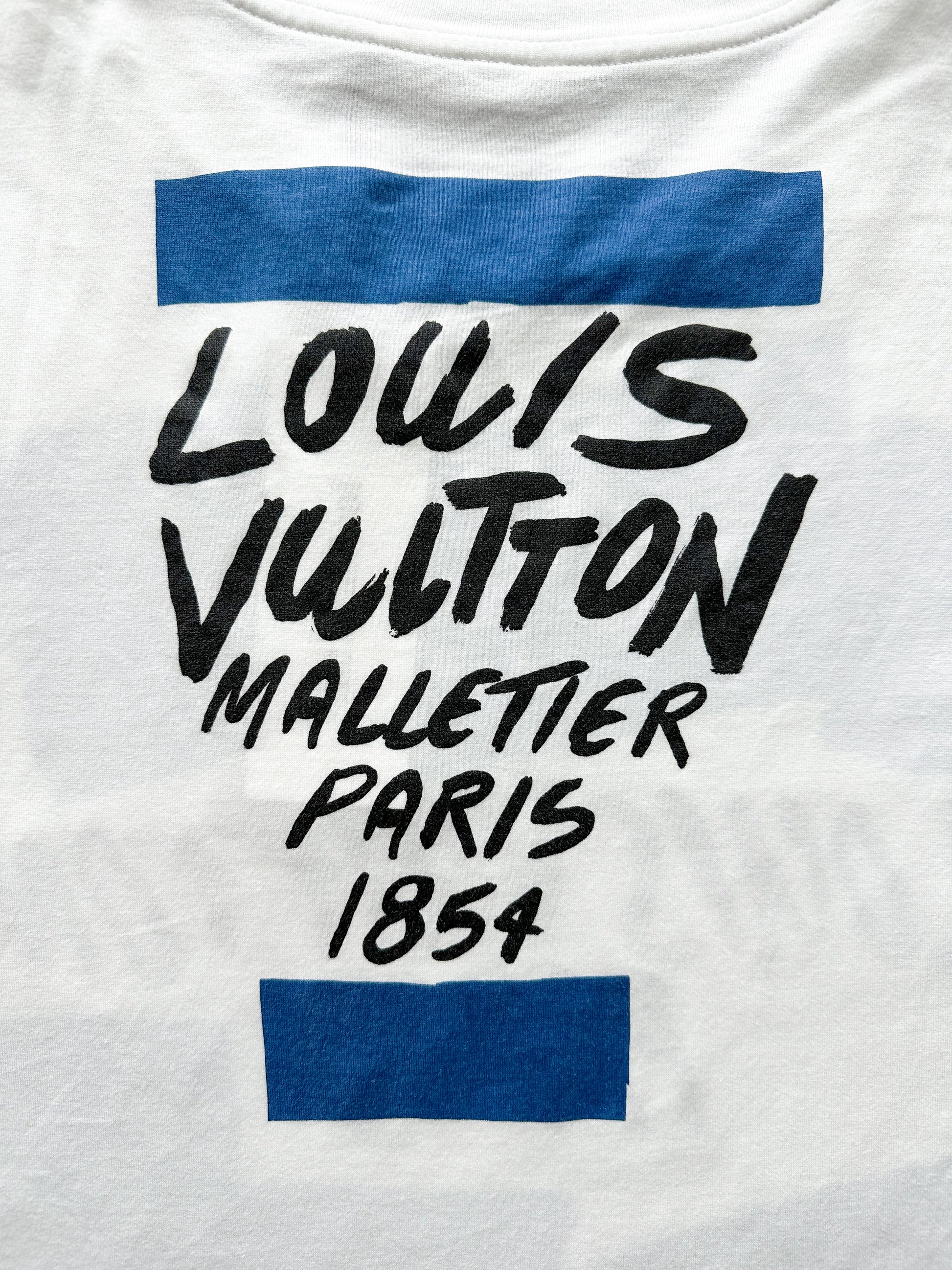 Louis Vuitton Louis Vuitton White Malletier Paris 1854 Graphic T