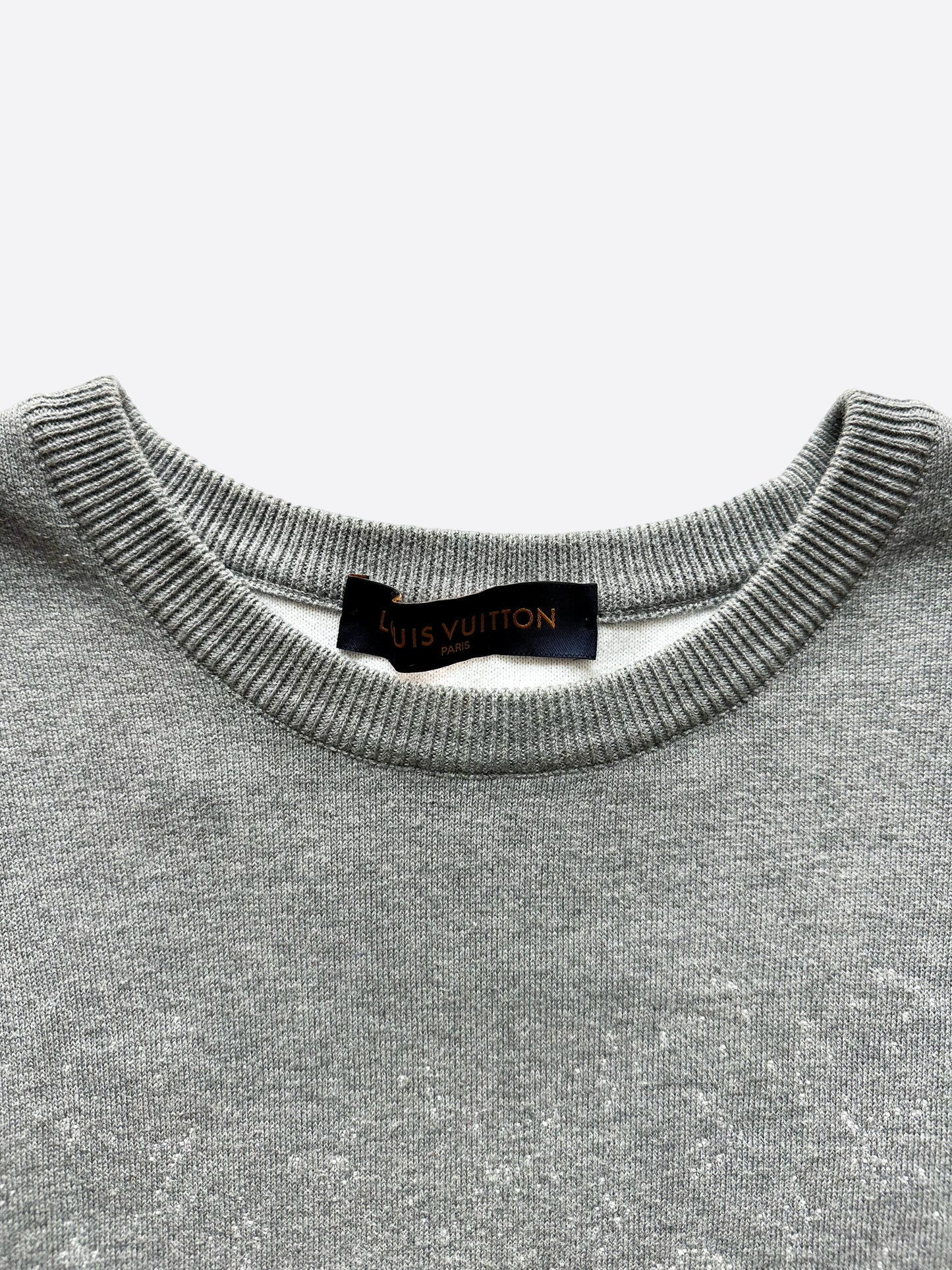 Louis Vuitton Black & White Gradient Monogram Sweater – Savonches