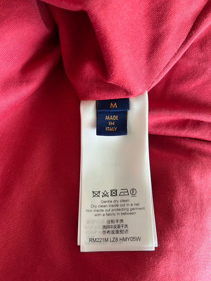 Louis Vuitton Nigo Red & White Checkered Fleece Jacket