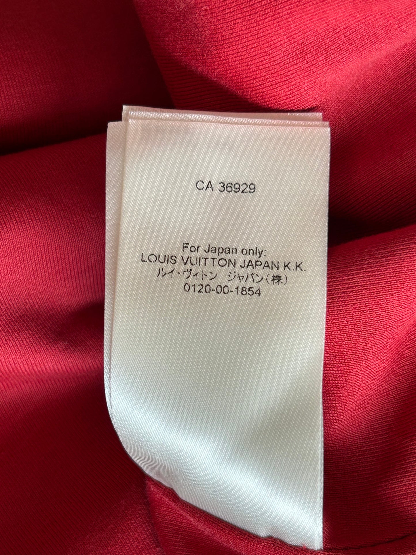 Louis Vuitton Nigo Red & White Checkered Fleece Jacket