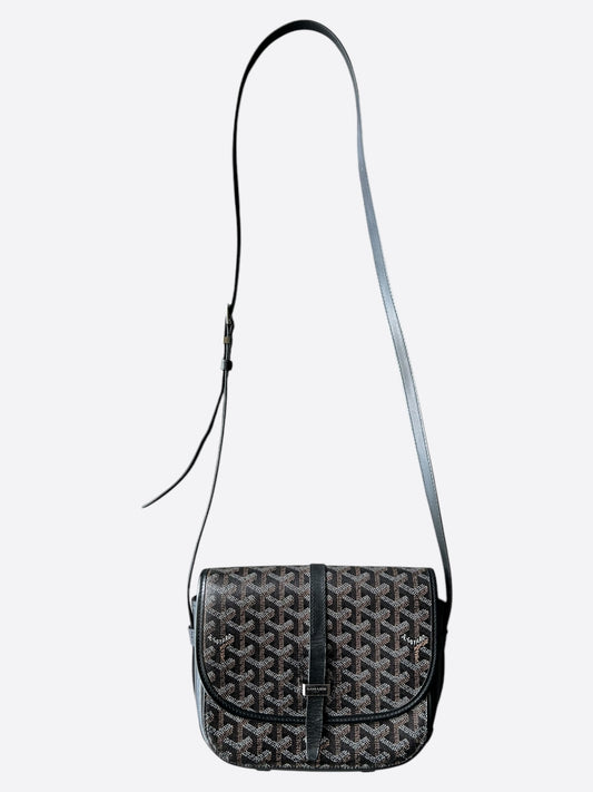 Goyard Black Belvedere Messenger Bag
