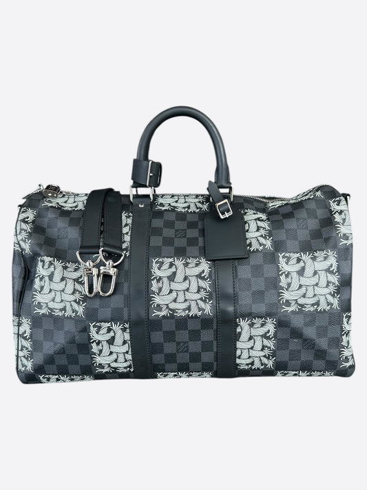 Louis Vuitton Christopher Nemeth Damier Graphite Keepall 45