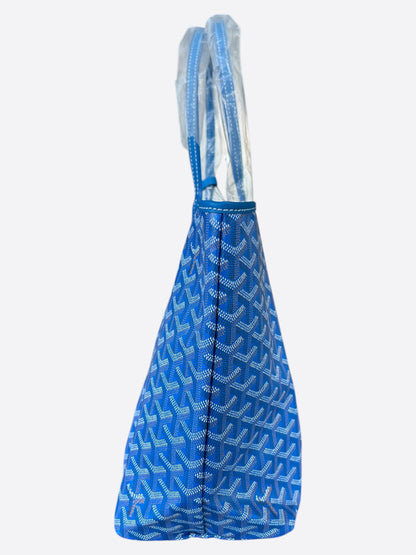 Goyard Blue St. Louis Tote Bag