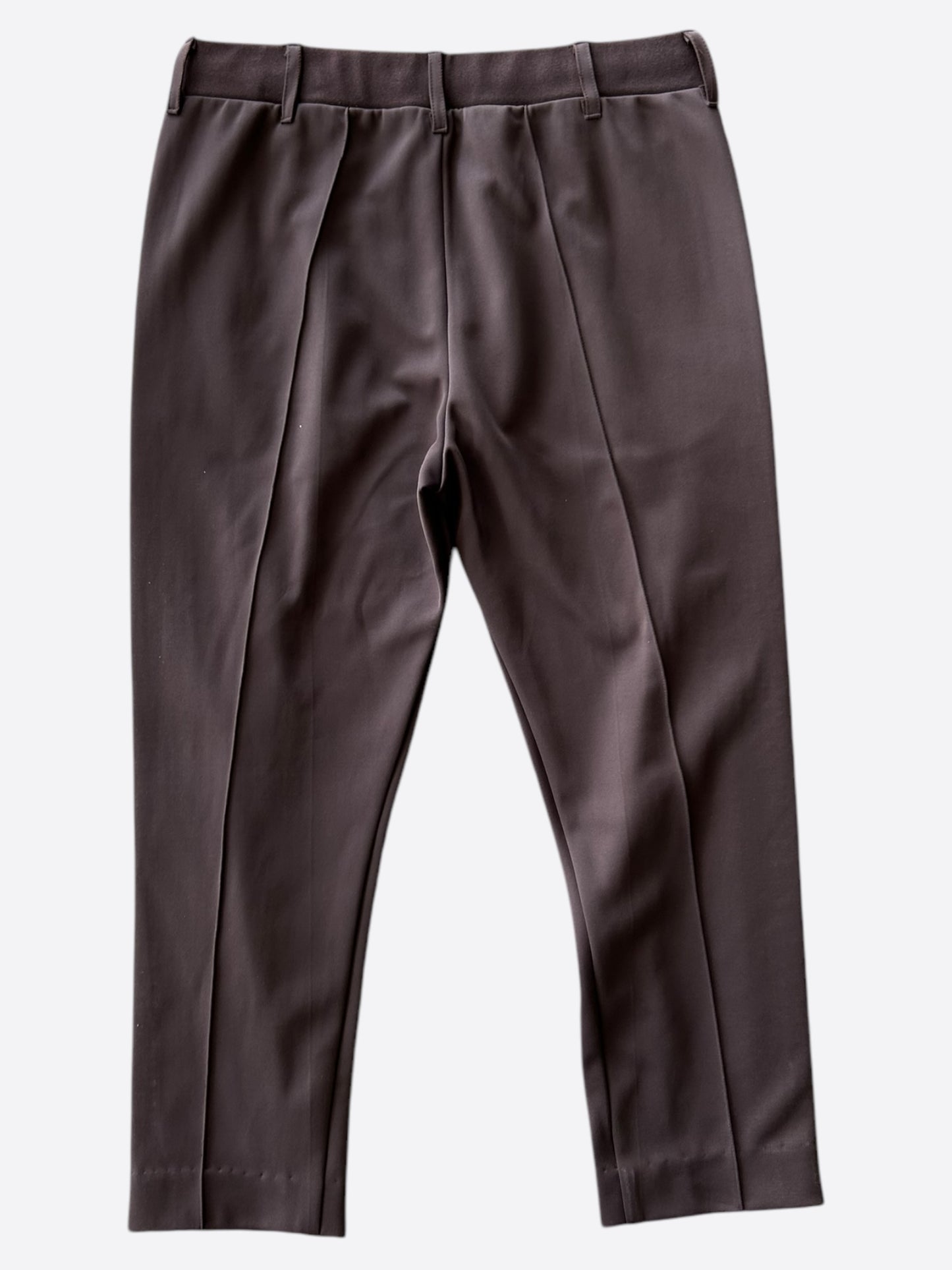 Louis Vuitton Brown Pearl Embellished Track Pants