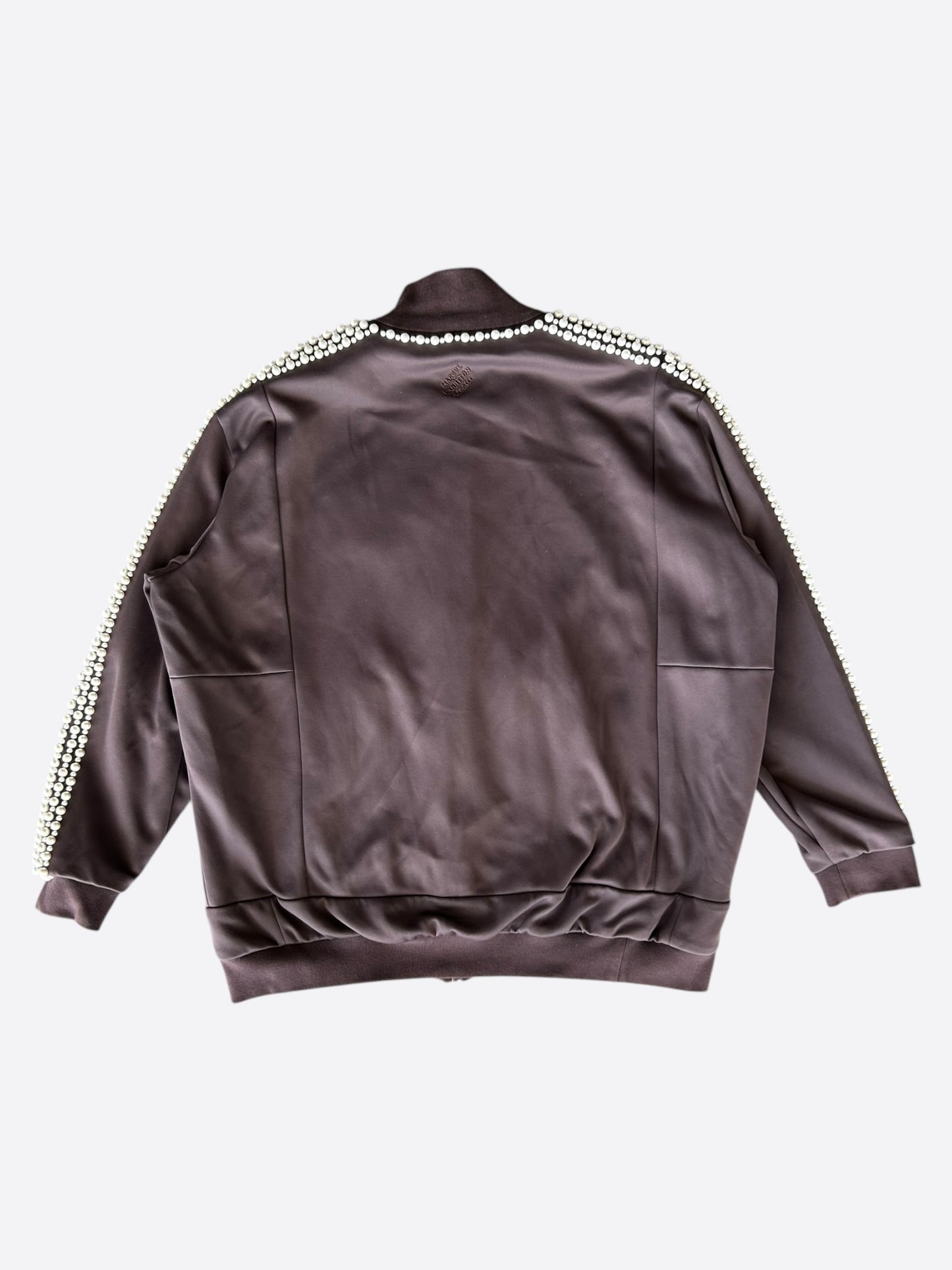 Louis Vuitton Brown Pearl Logo Track Jacket