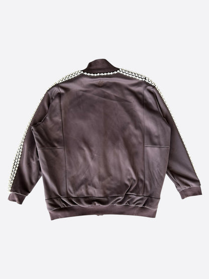 Louis Vuitton Brown Pearl Logo Track Jacket