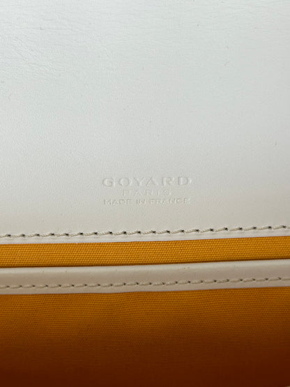 Goyard White Belvedere Messenger Bag