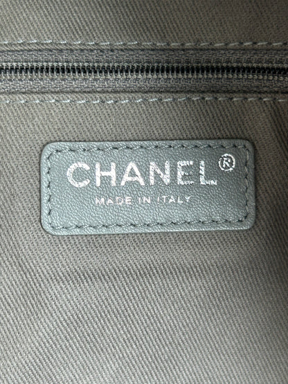 Chanel Beige & White Graffiti Backpack